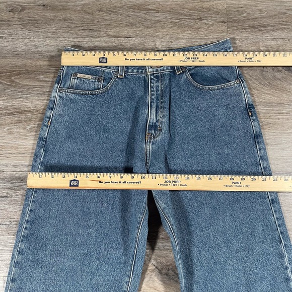 NEW Calvin Klein Men's Jeans Easy Fit Double Stone Casual 34x32 Blue - Picture 5 of 8